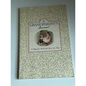 Vintage 1985 Grandparent's Journal, Keepsake Book